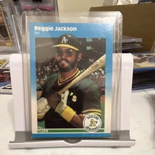 Fleer Update Reggie Jackson #U-49 Oakland Athletics 1987 Baseball Card