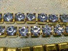 Huge Vintage Swarovski Linked Chain SS30 - Light Sapphire
