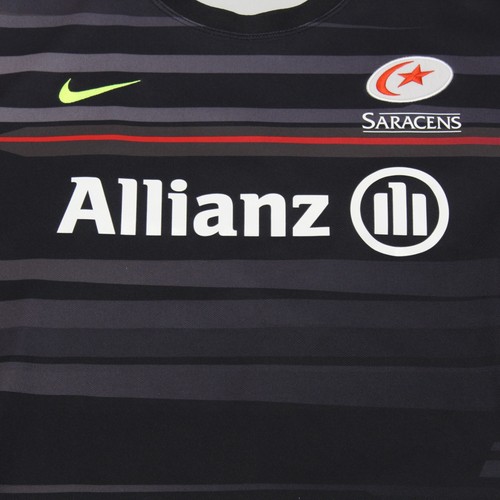 Camiseta Rugby SARACENS Londres Nike Talla XL - 2018-19 Visitante - Picture 3 of 9