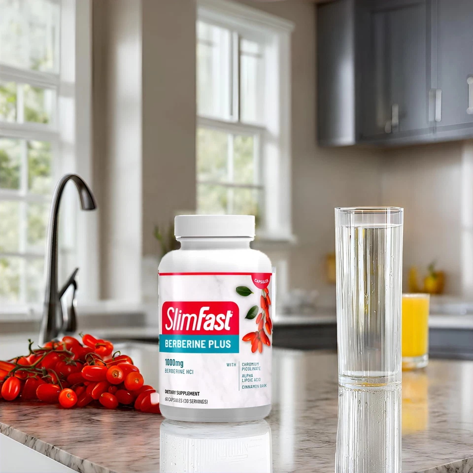 SlimFast Berberine Plus Capsules Berberine Supplement with Berberine hcl Chro... - Image 4 of 4