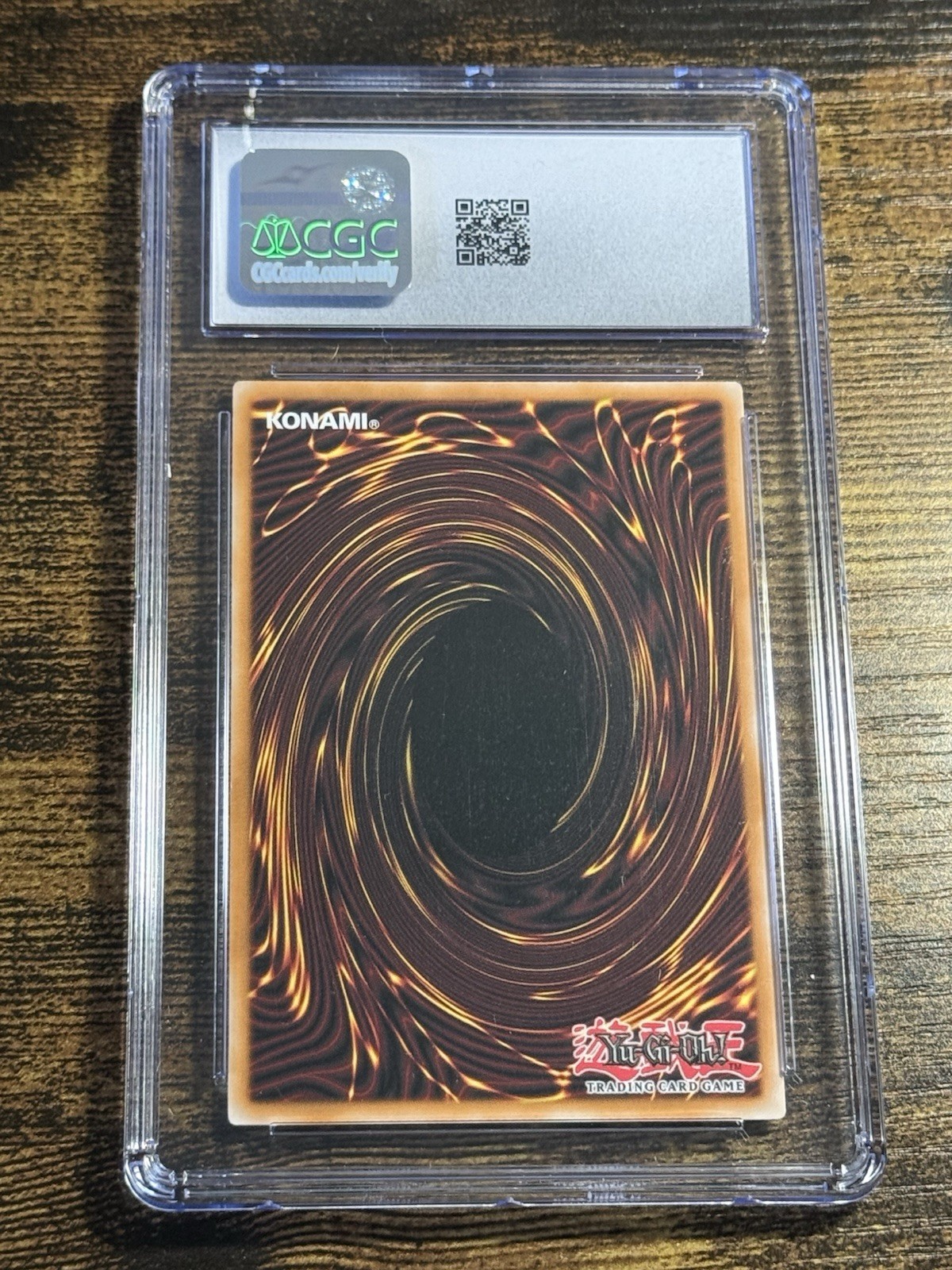CGC 9 2010 Yu-Gi-Oh! 1st Edition Black-Winged Dragon TSHD-EN040 Ghost Rare Mint view 2