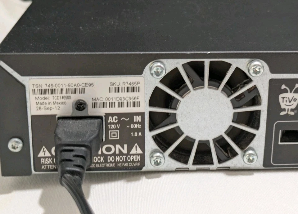 TiVo TCD746500 DVR Antenna TV Cord Cutter Friendly  - Image 4 of 4