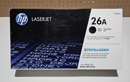 New Genuine Hp 26A Black Toner Cartridge CF226A OEM For LaserJet M402, MFP M426