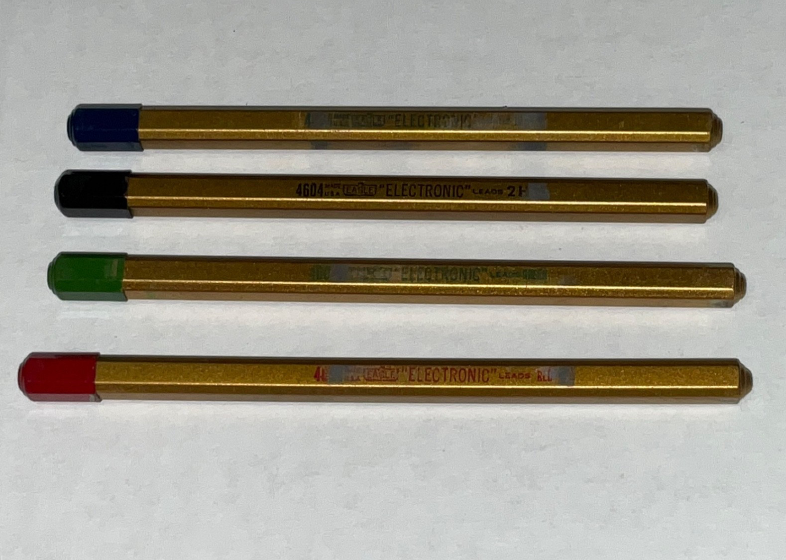 Lead Green Red Black Blue  1.18mm 4"