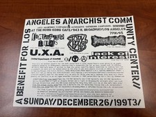 Double Sided Corupted Ideals, Total Chaos, Litmus Green Punk Rock Show Flyer