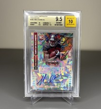 2014 Mike Evans Panini Contenders Cracked Ice Rookie Ticket Auto /23 BGS 9.5