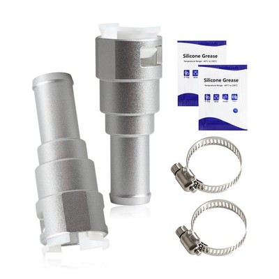 Pack of 2 Heater Hose Connector Set for Ford F-53 Motorhome Chassis 19986-89