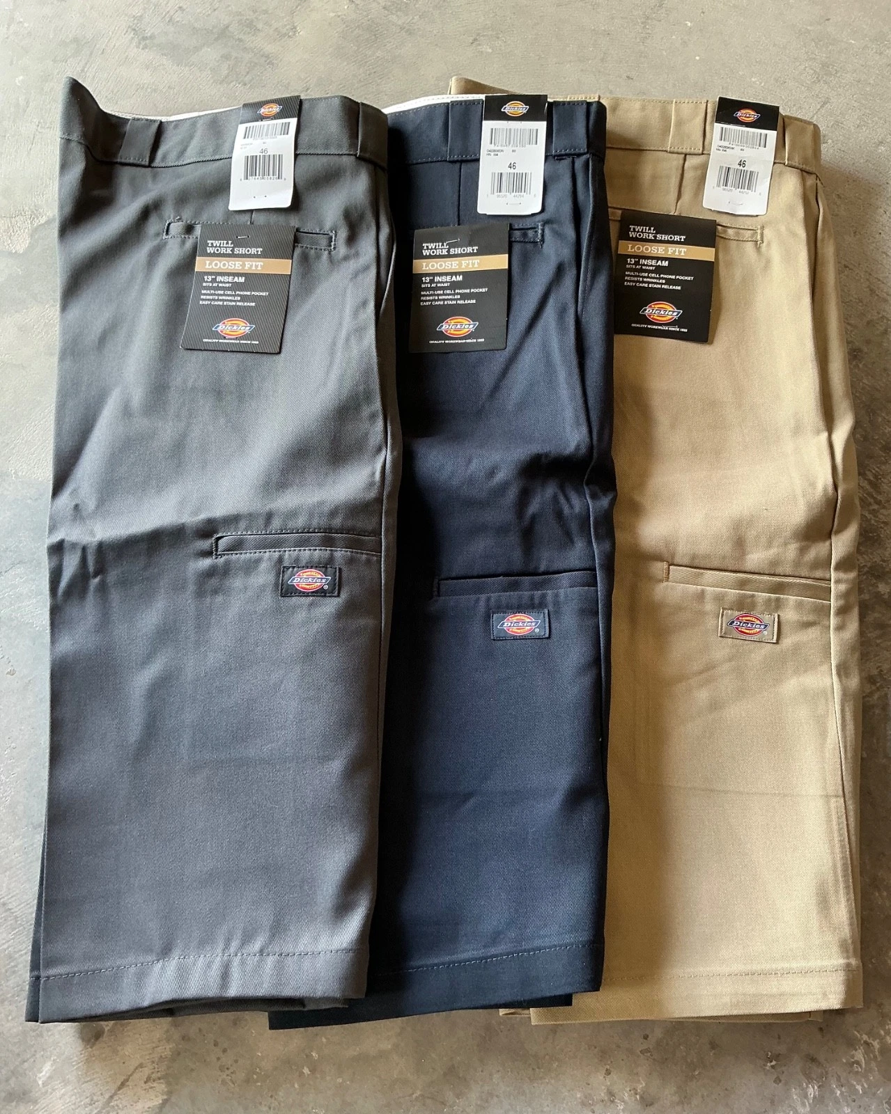 Dickies Men's loose fit Shorts Multi colors Size 44, 46, 48
