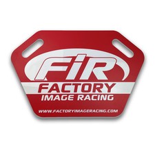 MX Pit Board 4mm Acrylic 600 x 375mm Red