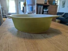 Vintage Pyrex Verde Olive Green 1 1/2 Qt. Oval Casserole Dish 043 NO LID