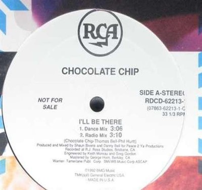 Chocolate Chip - I'll Be There 12'' Promo Vinyl Electronic, Hip Hop House 57755