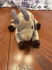 Ty Beanie Baby Goatee The Goat 1998, With Tag-protector, Rare