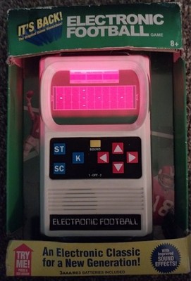 Basic Fun Electronic Football Handheld Electronic Game for Ages 8+