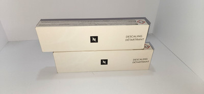 4 Total Packs Nespresso Descaling Kit NDA16-7 4 x 100ml OEM Cleaner 2 Box Value