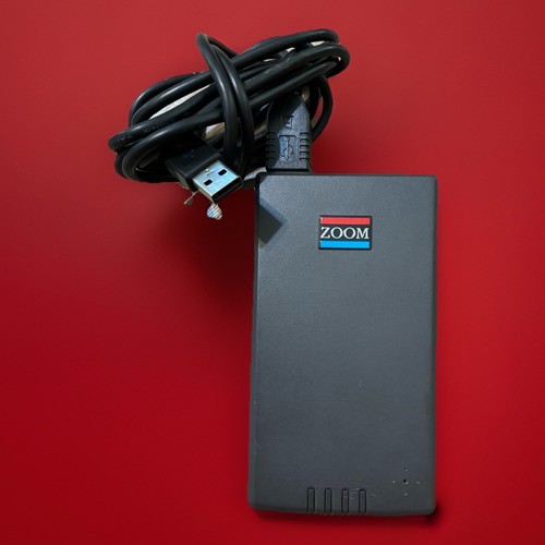 Zoom USB Mini External Modem 56K V.92/V90 Dial-Up Model 3090 A - Afbeelding 6 van 8