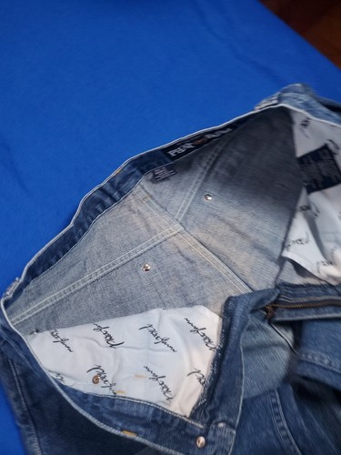 Vintage Phat Farm Denim Jeans Baggy Hip-hop Men's Size 36 X 33 - Picture 13 of 18