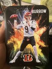 2023 Prizm Joe Burrow Color Blast Tin Opened  NO CARDS. NFL Cincinnati Bengals