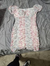 MADDEN NYC Cute Slinky Short Dress Stretch Size L