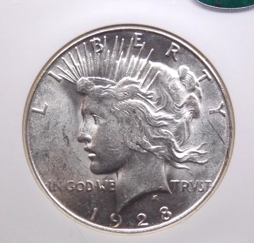 1928 "S" Peace SILVER Dollar $1 NGC MS61 CAC #001 Unc Uncirculated ECC&C, Inc.