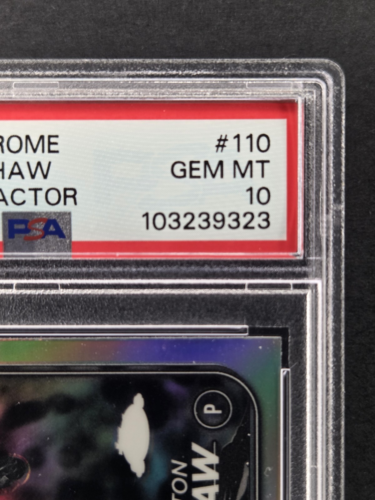 Clayton Kershaw | 2024 Topps Chrome | #110 Negative Refractor | PSA 10 POP 1! view 5