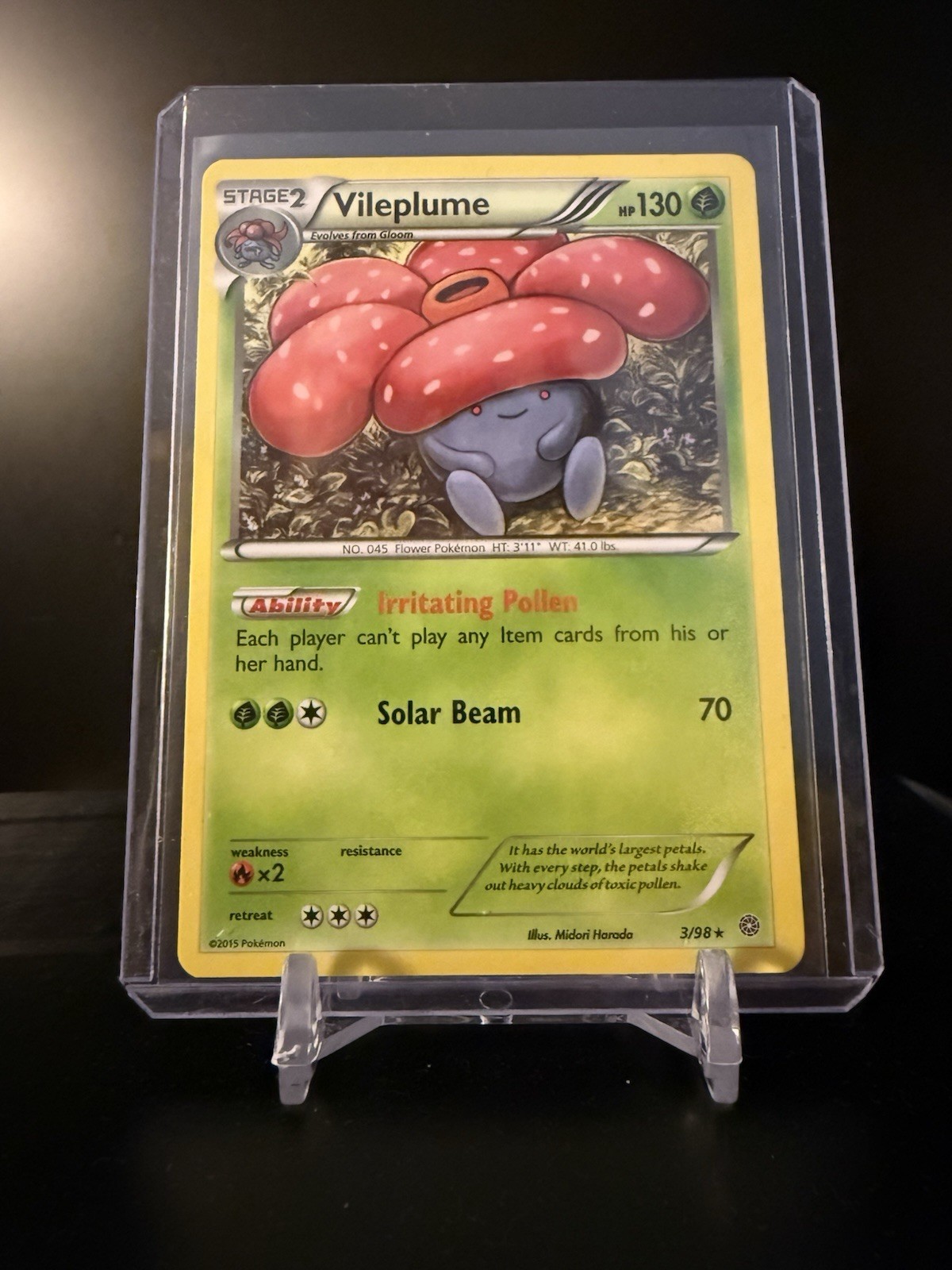 923083 - Pokemon VILEPLUME 3/98 XY Ancient Origins Rare Near Mint NM