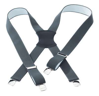 FHB Hosenträger Achim Herkulesträger 4cm extra breit Echtleder-Rückenkreuz