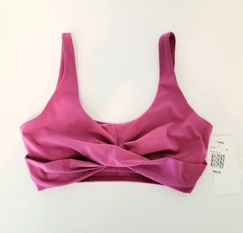 L*Space Active Size Large Twist of Fate Top Sport-BH rosa neu mit Etikett $ 84 - Bild 3 von 13
