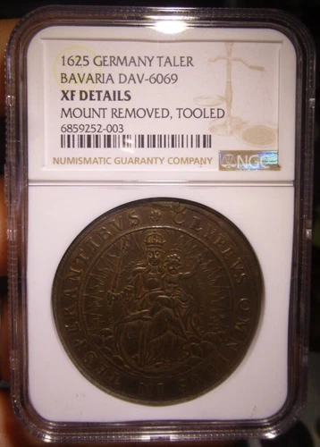 1625 Germany Bavaria Thaler DAV 6069 - Silver - NGC XF Details