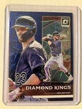 2022 Panini Donruss Optic Diamond Kings Blue Velocity Prizm /99 KRIS BRYANT #29