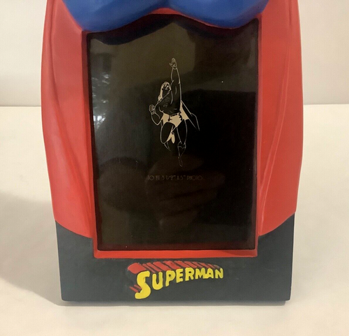 Pair VTG DC Comics SUPERMAN Picture Frame & Justice League 15” Tall Plush Figure - Picture 6 of 20