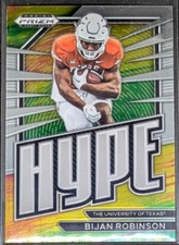 2023 Prizm Draft Picks Bijan Robinson Hype - Atlanta Falcons