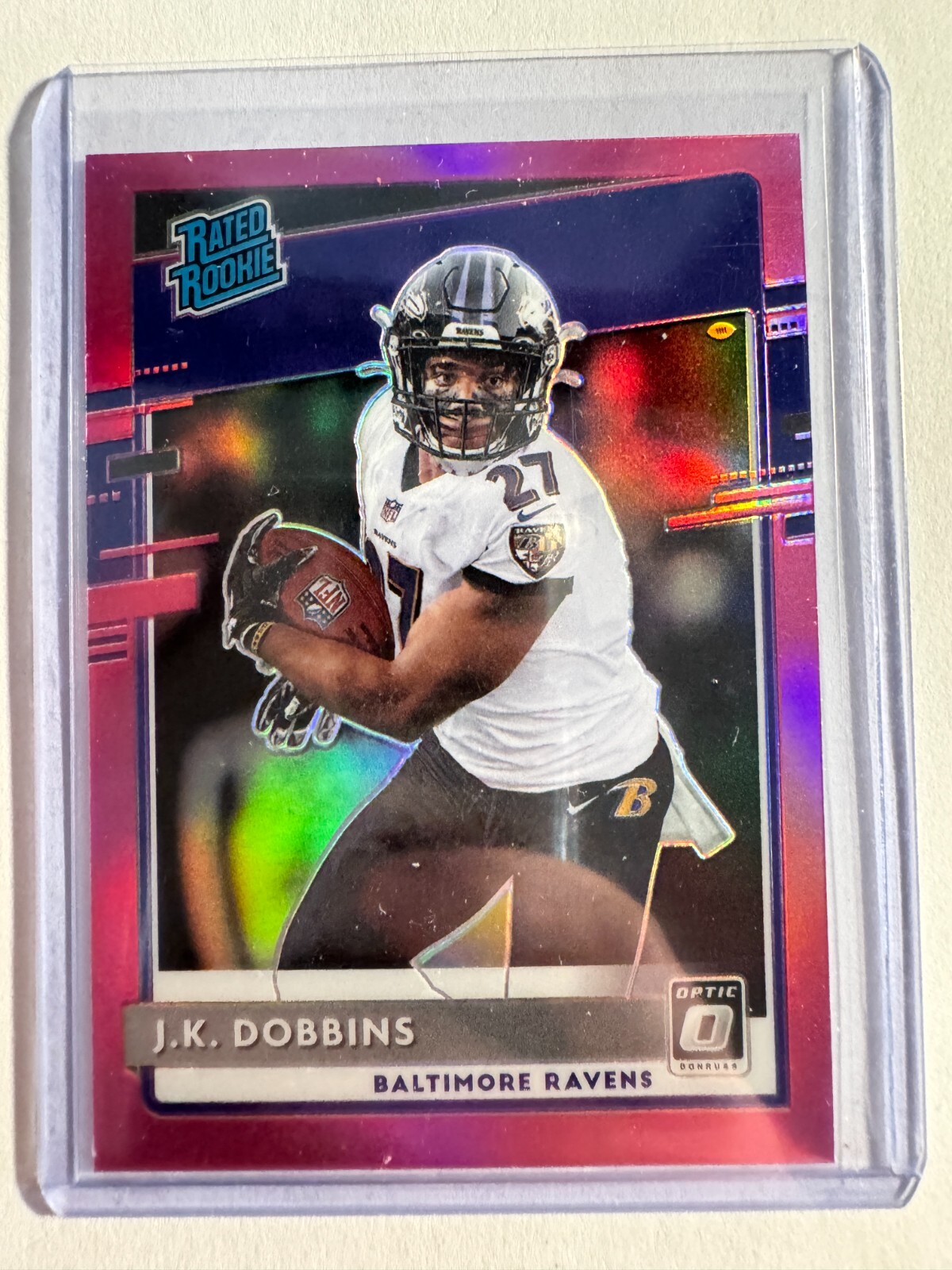 K181,041 - 2020 Donruss Optic Preview Pink #P311 J.K. Dobbins RR
