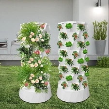 Hydroponics Growing System Tower 64 Slots Hydroponic Vegetable Tower effective