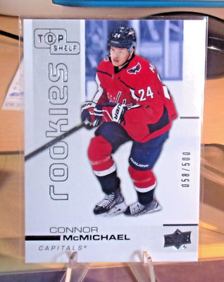 2020-21 Top Shelf Rookies - Connor McMichael - Washington Capitals - 058/500