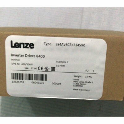 one NEW LENZE frequency converter E84AVSCE3714SX0