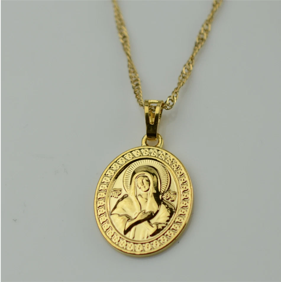 Mama mary on sale pendant design