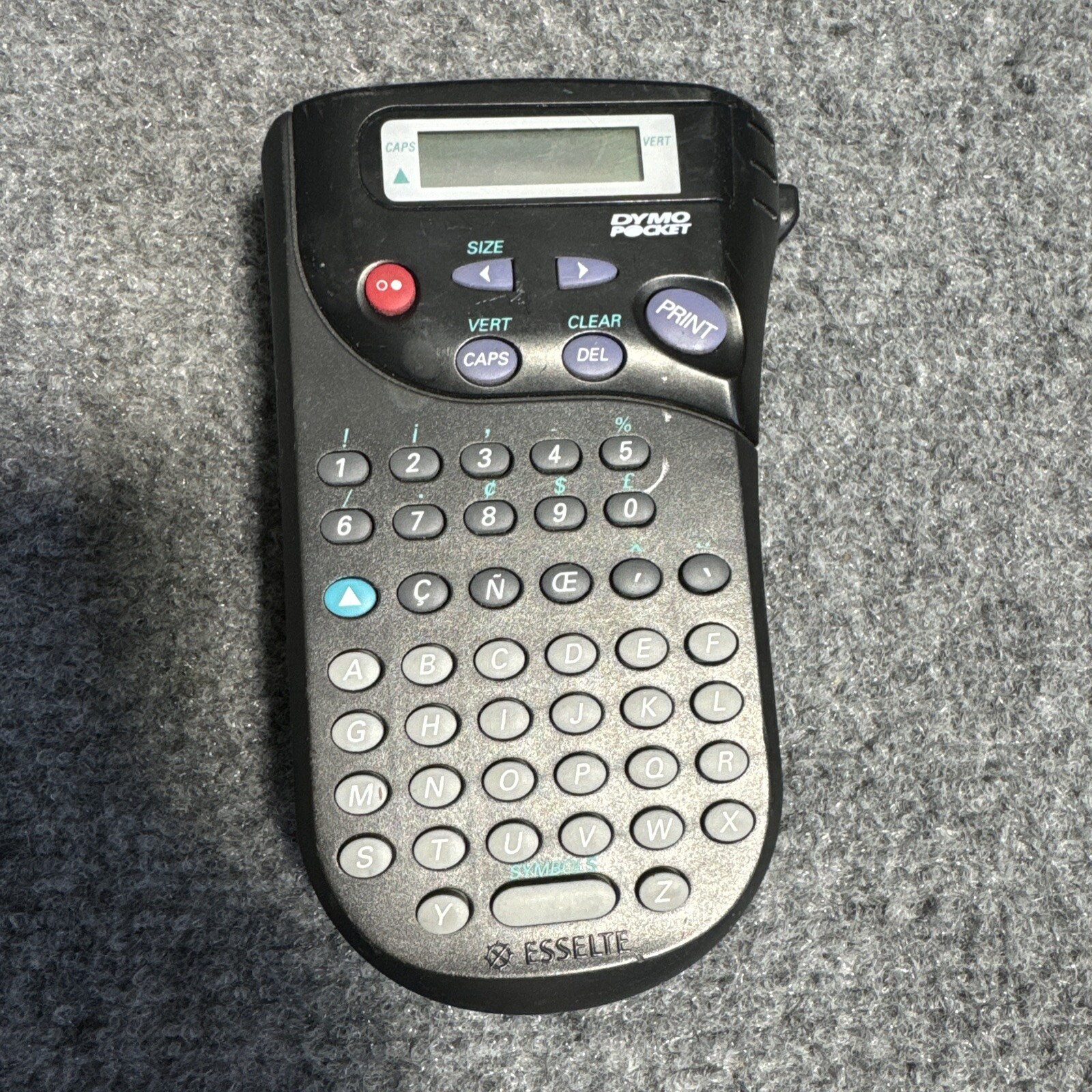 Dymo Pocket Electronic Label Maker Printer Untested As Is