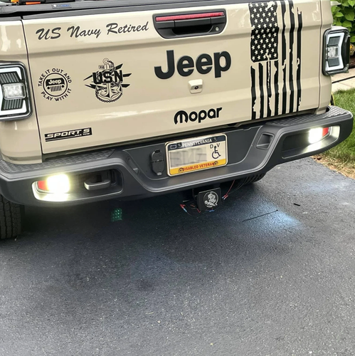 ORACLE Lighting Rear Bumper LED Reverse Lights For 2020-2023 Jeep Gladiator JT - Picture 20 of 21