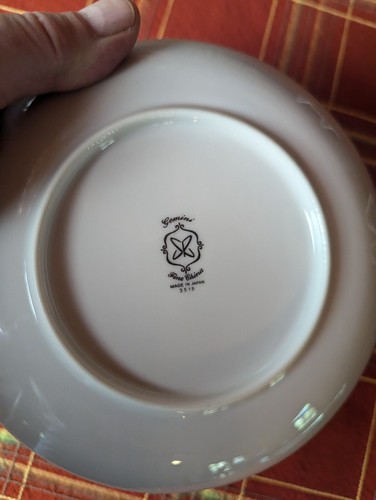 VNTG Tradition Fine China by Sears Gemini Platter Sugar Creamer Black Platinum - Picture 6 of 6