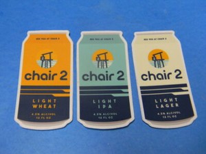 3 NEW CHAIR 2 BEER CAN STICKERS SONS OF LIBERTY PAWTUCKET RI. LIFEGUARD BEACH