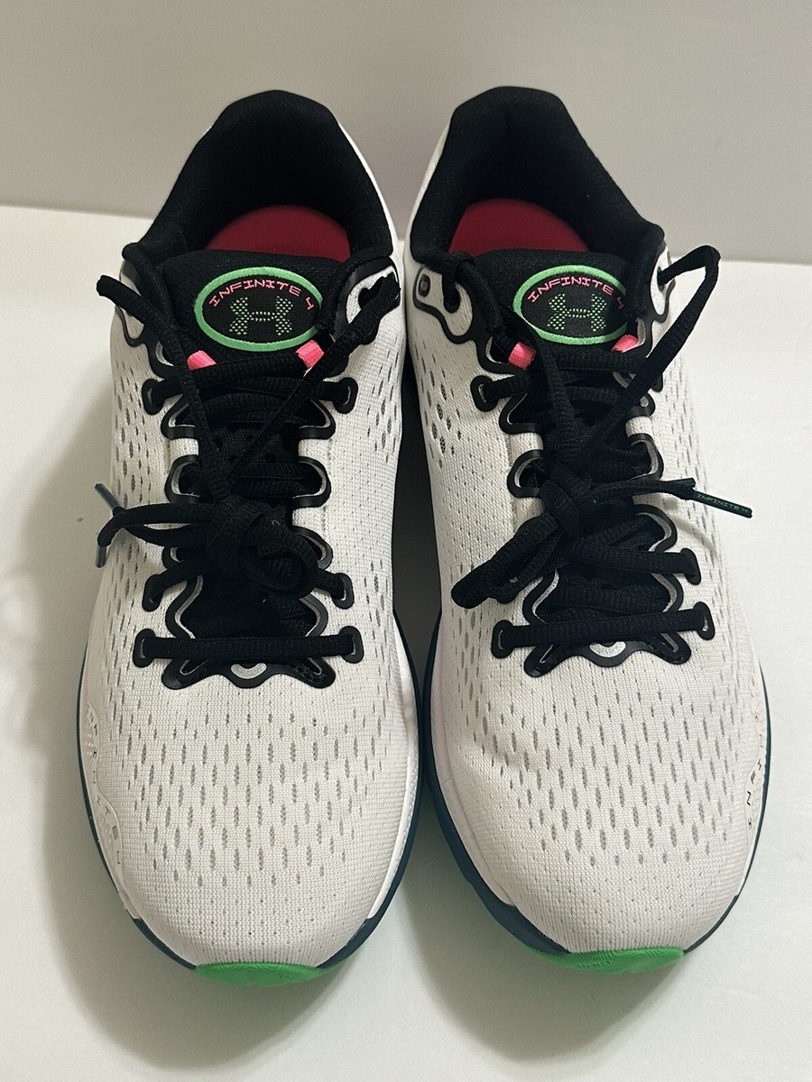 NEW Mens Under Armour UA HOVR Infinite 4 Running Shoes White  display picture 1