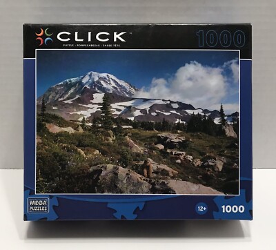 Mega Puzzles  A Marmot s Paradise  1000 Piece Click Jigsaw Puzzle - New
