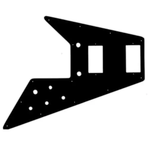 USA PICKGUARD for GIBSON® FLYING V® GENUINE 70's KALAMAZOO - 3Ply PG BLACK BWB