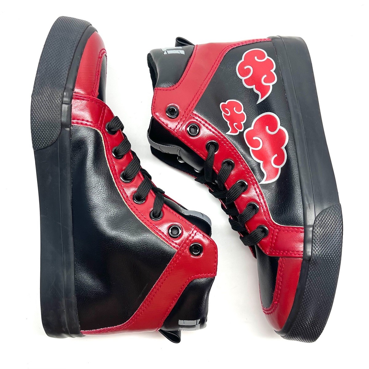 GROUNDUP Itachi Naruto Akatsuki Cosplay Hi Top Sneakers