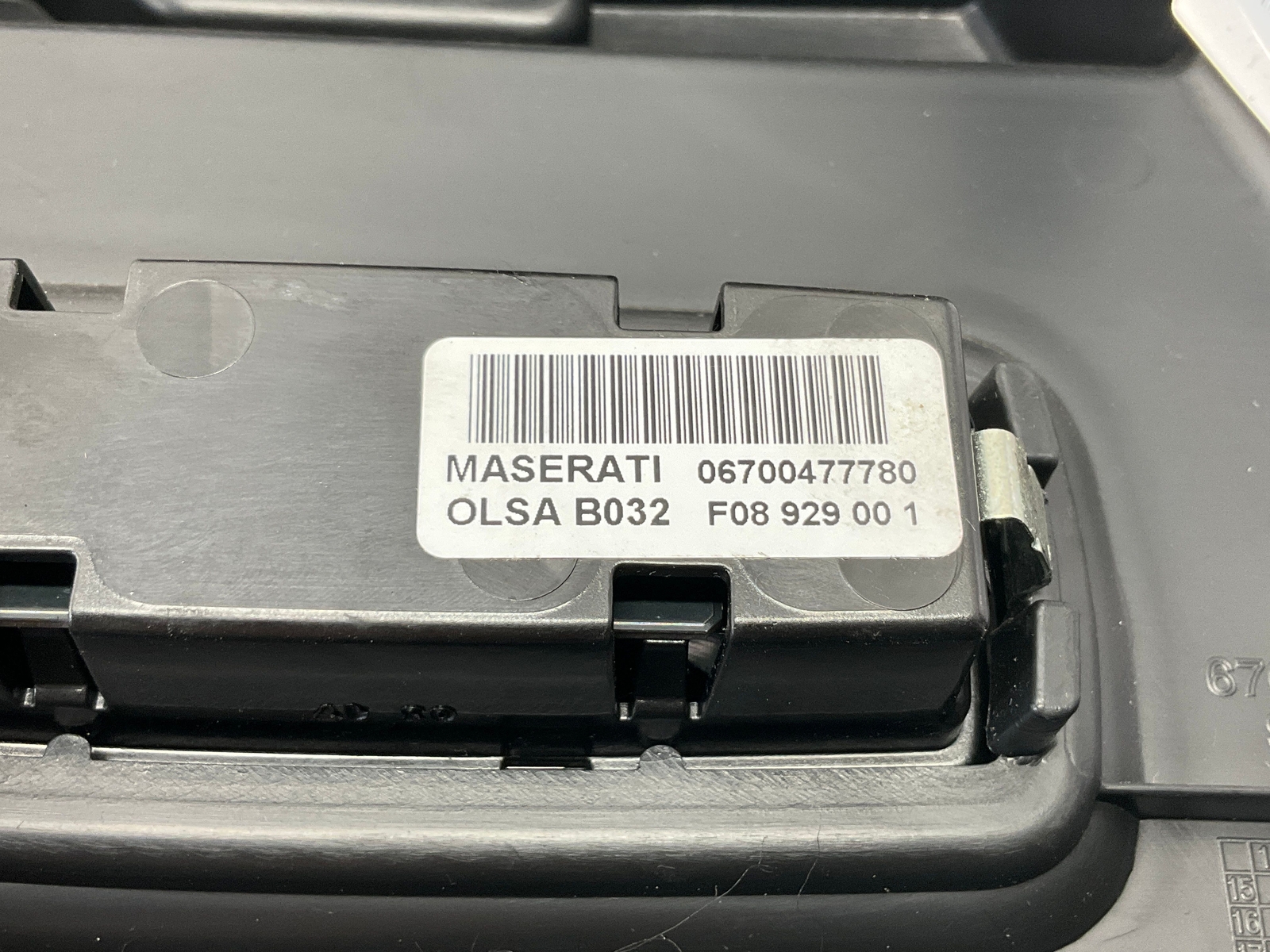 17-20 MASERATI Levante Rear Right & Left Trunk Quarter Trim Cover Panel