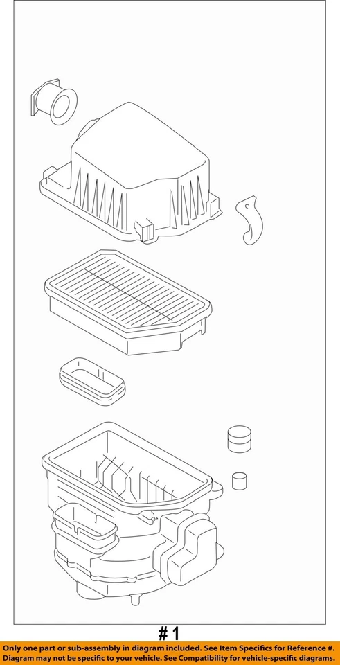Conjunto de filtro de aire usado se adapta a: Hyundai Tucson 2.0 2015 grado A Foto 4 de 4