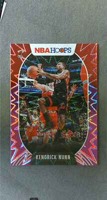 2020-21 Panini NBA Hoops Purple Explosion #53 Kendrick Nunn Heat