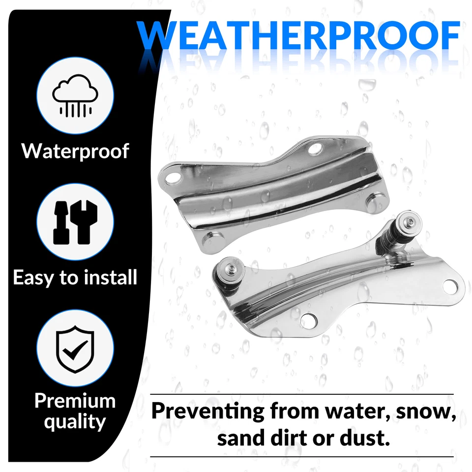 Kit de herrajes de acoplamiento de 4 puntos para respaldo Sissy Bar para Harley Davidson Touring 14+ Foto 4 de 4