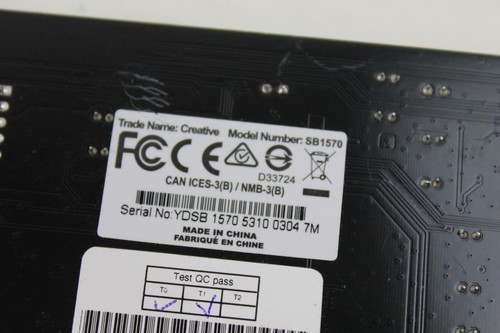 Lot 2 cards Creative Sound Blaster Sb0350 SB1570 Blaster Audigy 2 Sound Card FX - Afbeelding 7 van 13