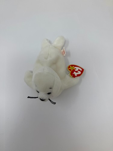 Ty Beanie Baby White Seamore the Seal (1996) with 1993 Tush Tag – Tag Errors - Picture 3 of 8